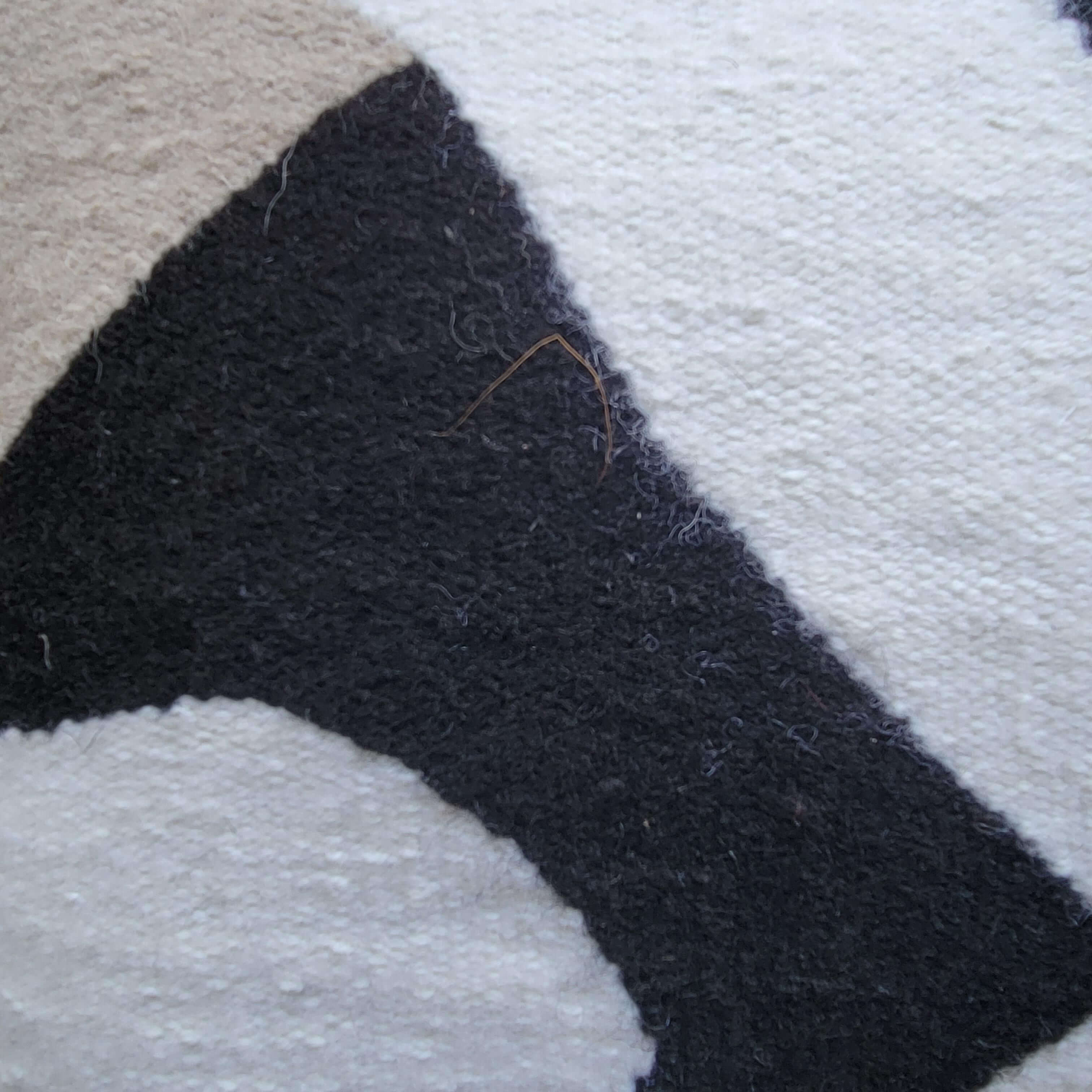 black beige white throw pillow