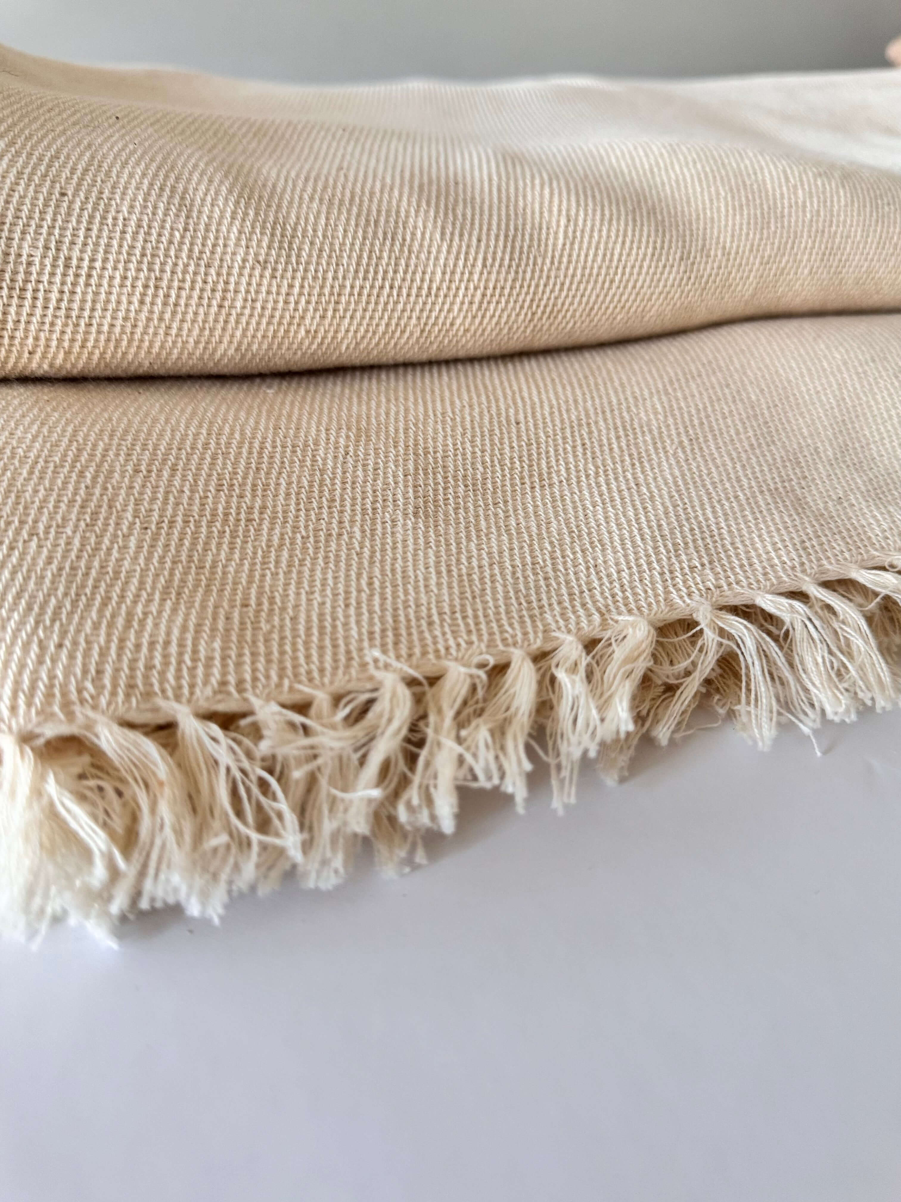 Close-up of the Sophy Egyptian Cotton Bed Cover