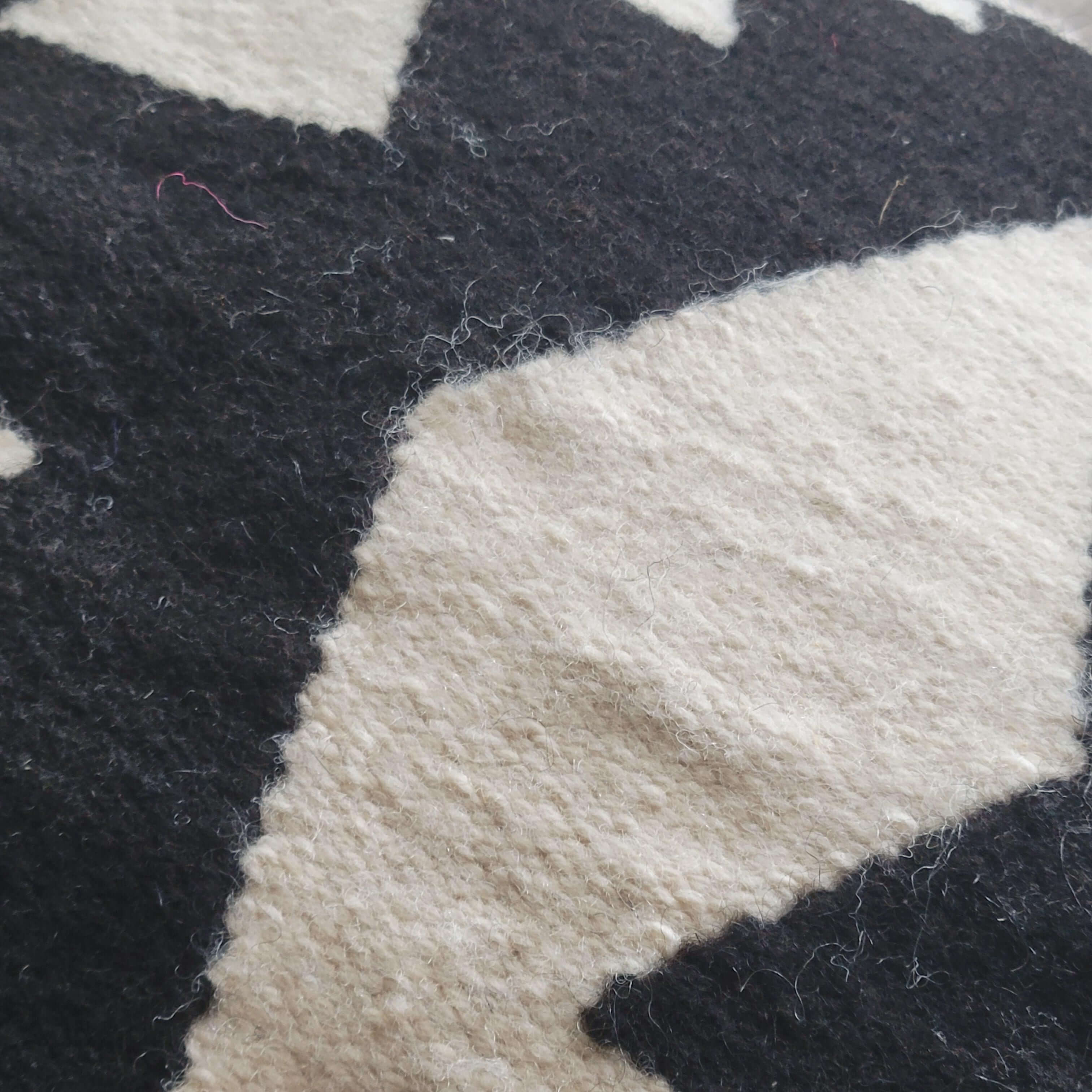 black white pillow case