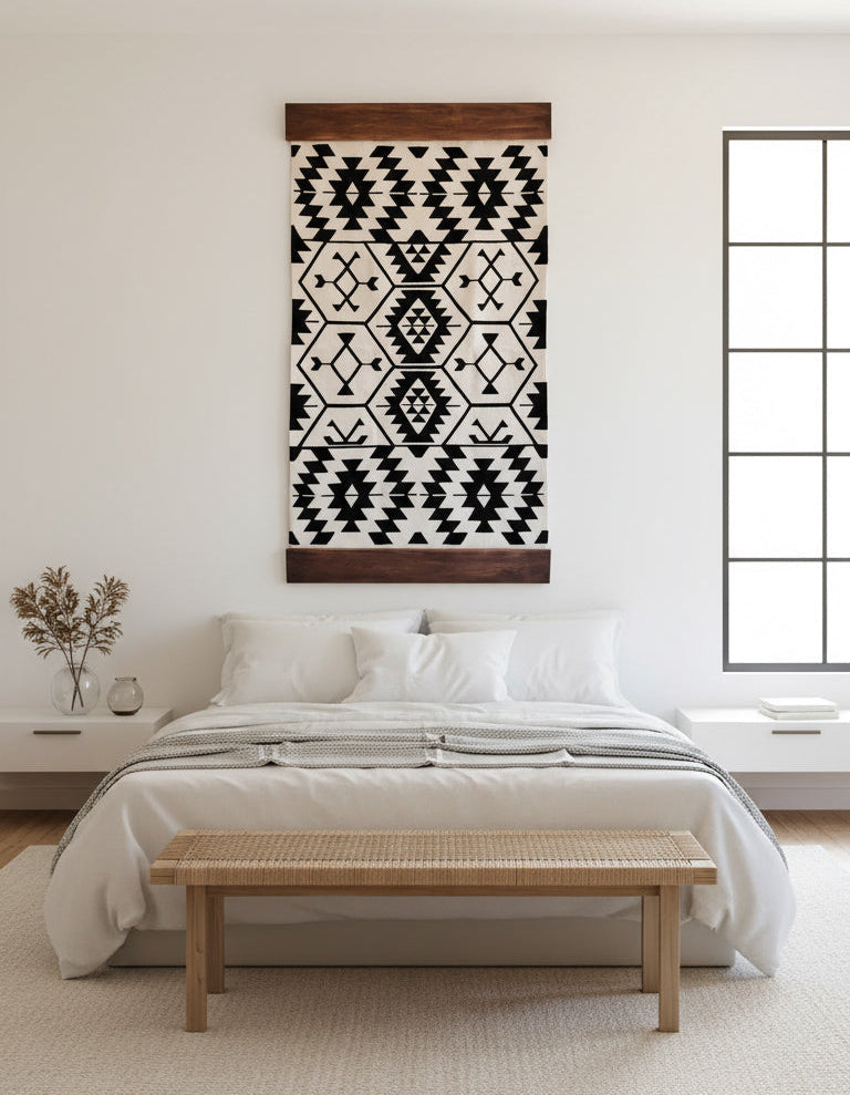 Black Western Wall Hanging