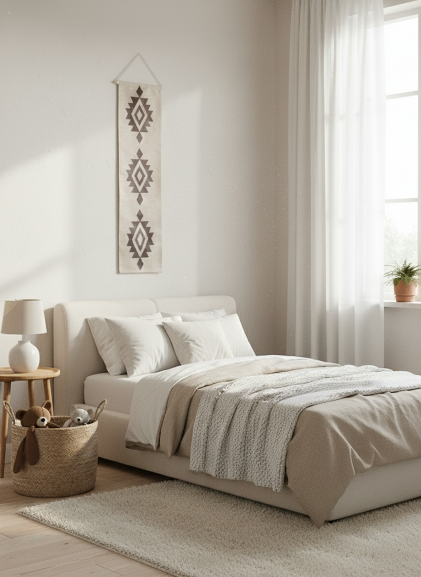 Bella Cream Handwoven Wall Hanging