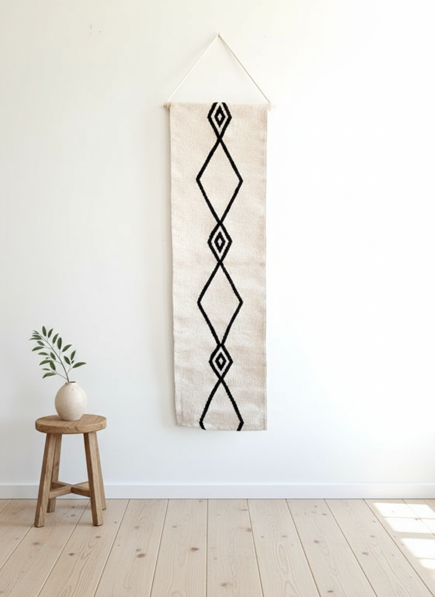 Diamonds Handwoven Wall Hanging
