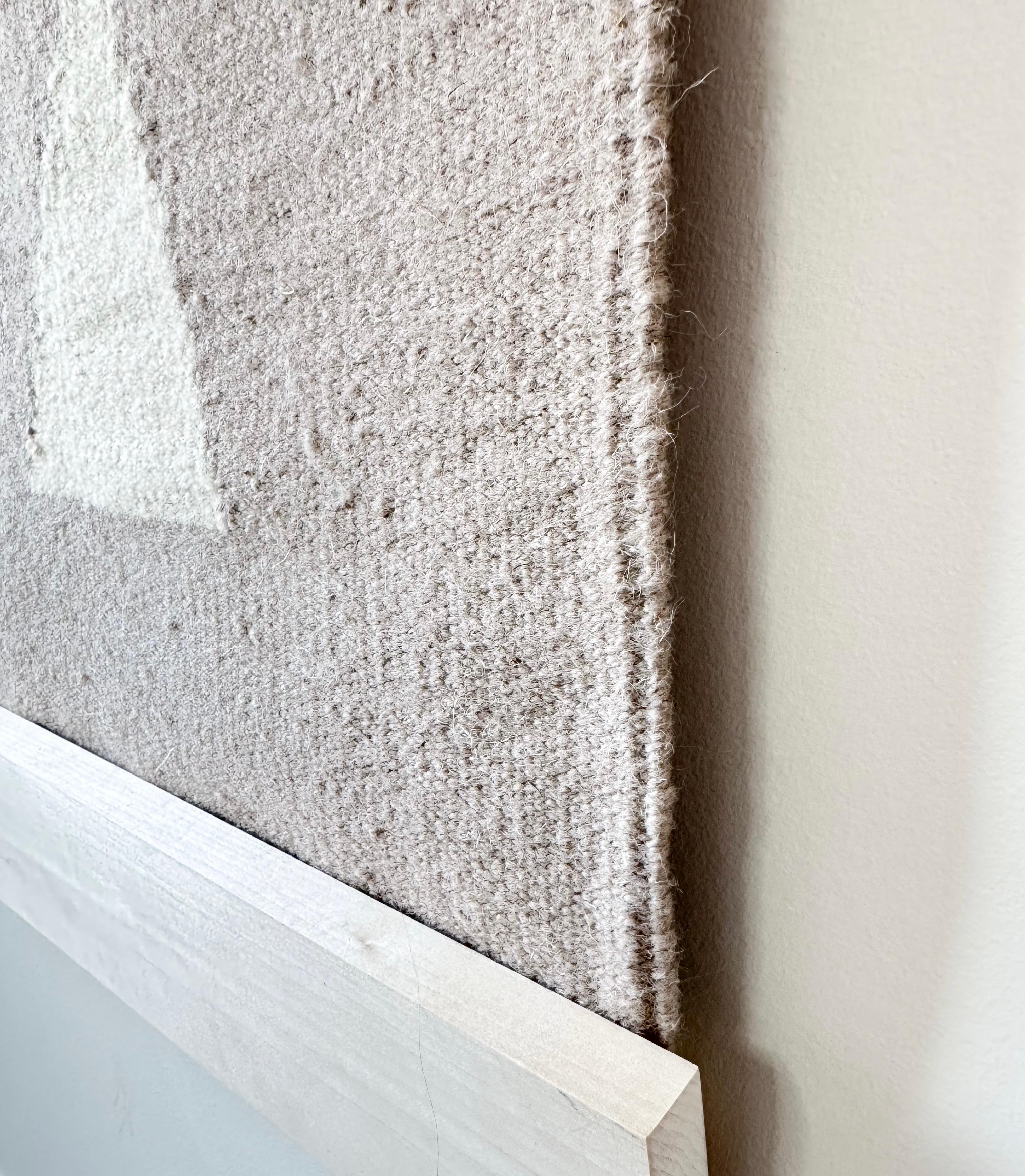 Luma Minimalist Taupe Wall Hanging