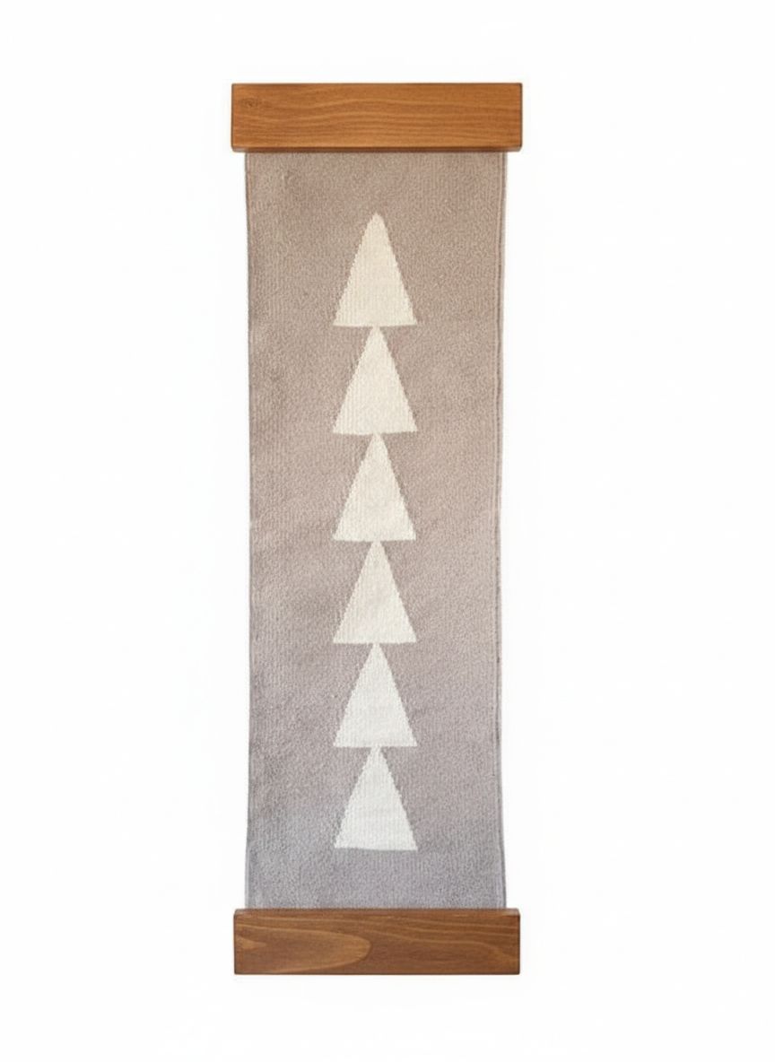 Luma Minimalist Taupe Wall Hanging