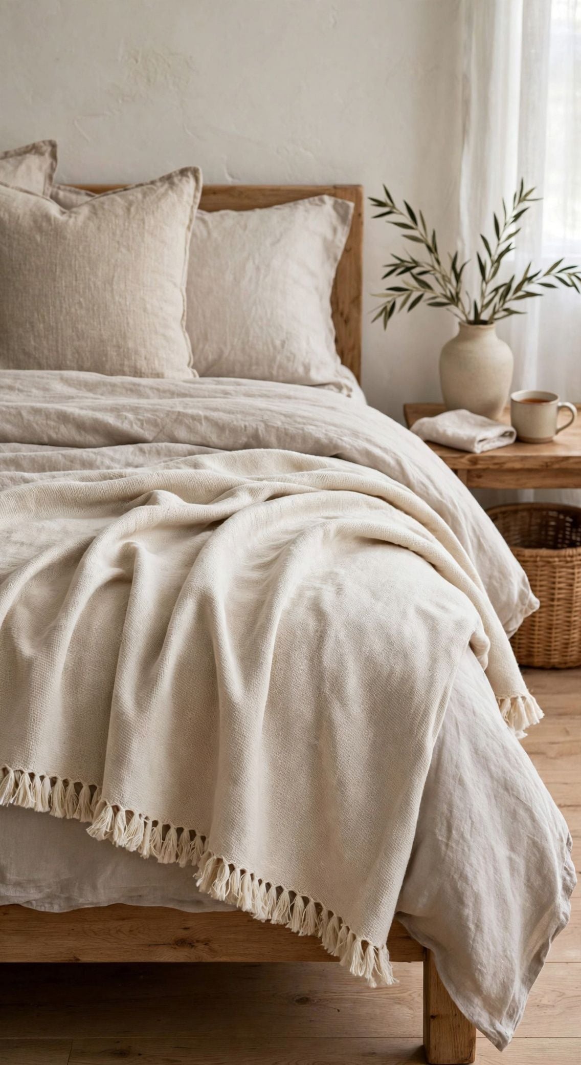 Nazly Egyptian Cotton Bed Throws