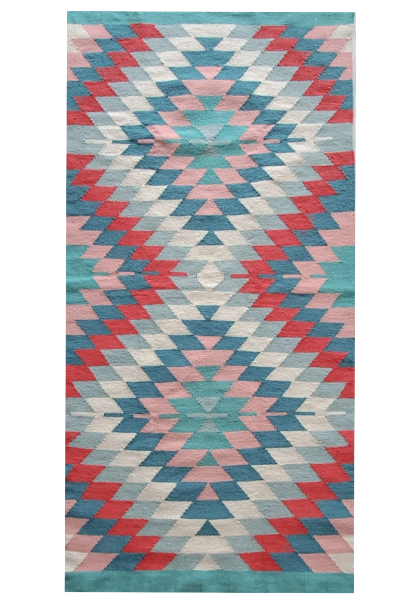 colored kilim