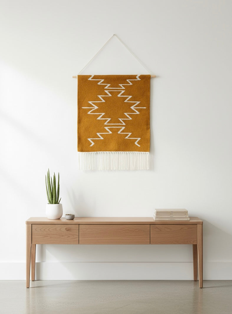 Yellow Cleo Mustard Wall Hanging