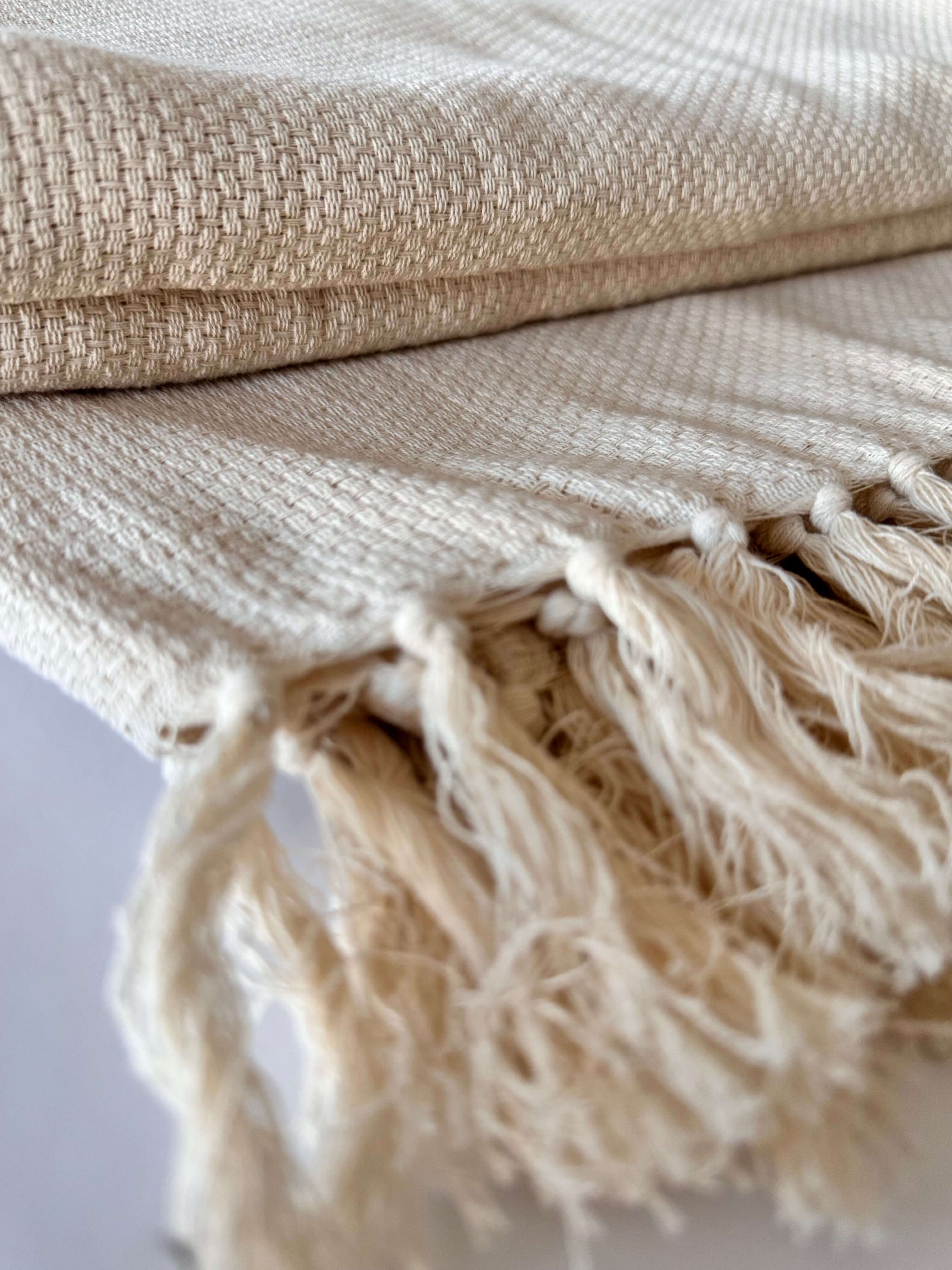 Close-up of Sophy Egyptian Cotton Bed Cover