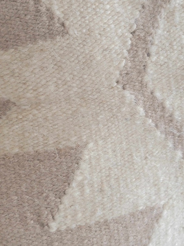 handwoven wool pillow