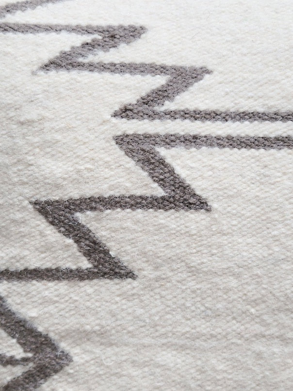 neutral pillow cover wool