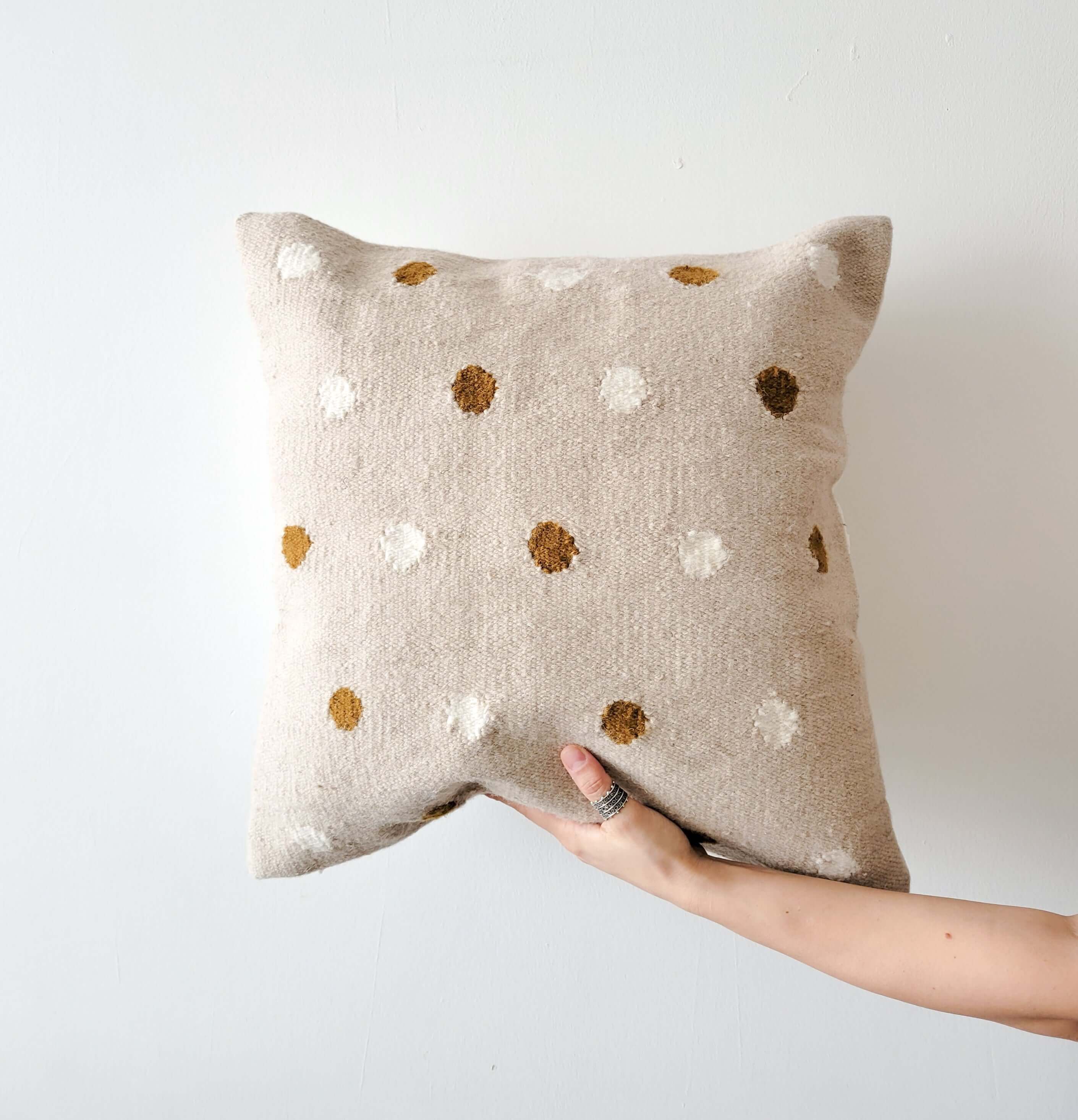 18" square throw pillow