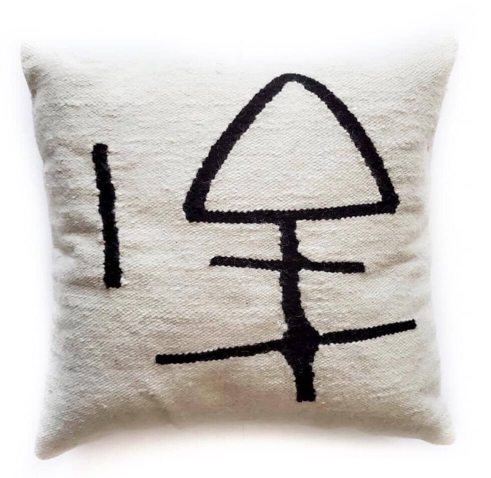 Handwoven Throw pillows for bed