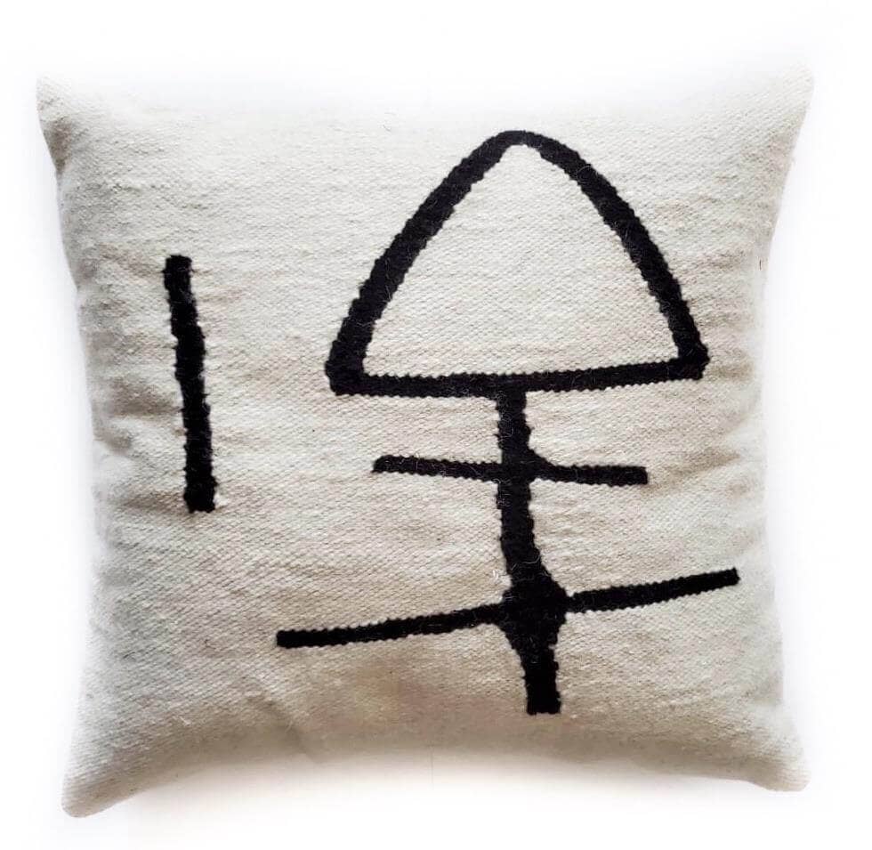 Handwoven boho pillow covers