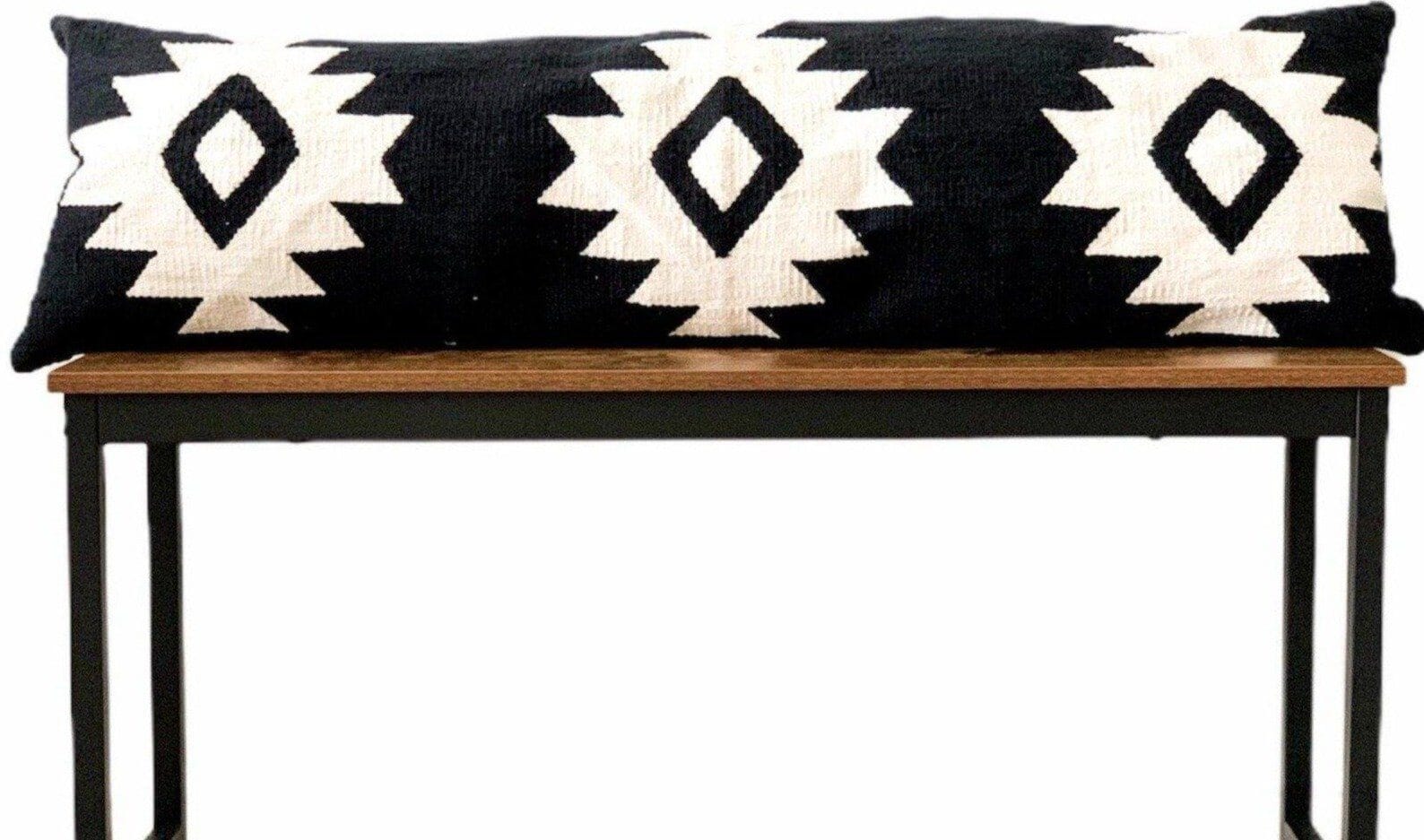 Handwoven long decorative pillows Canada and USA