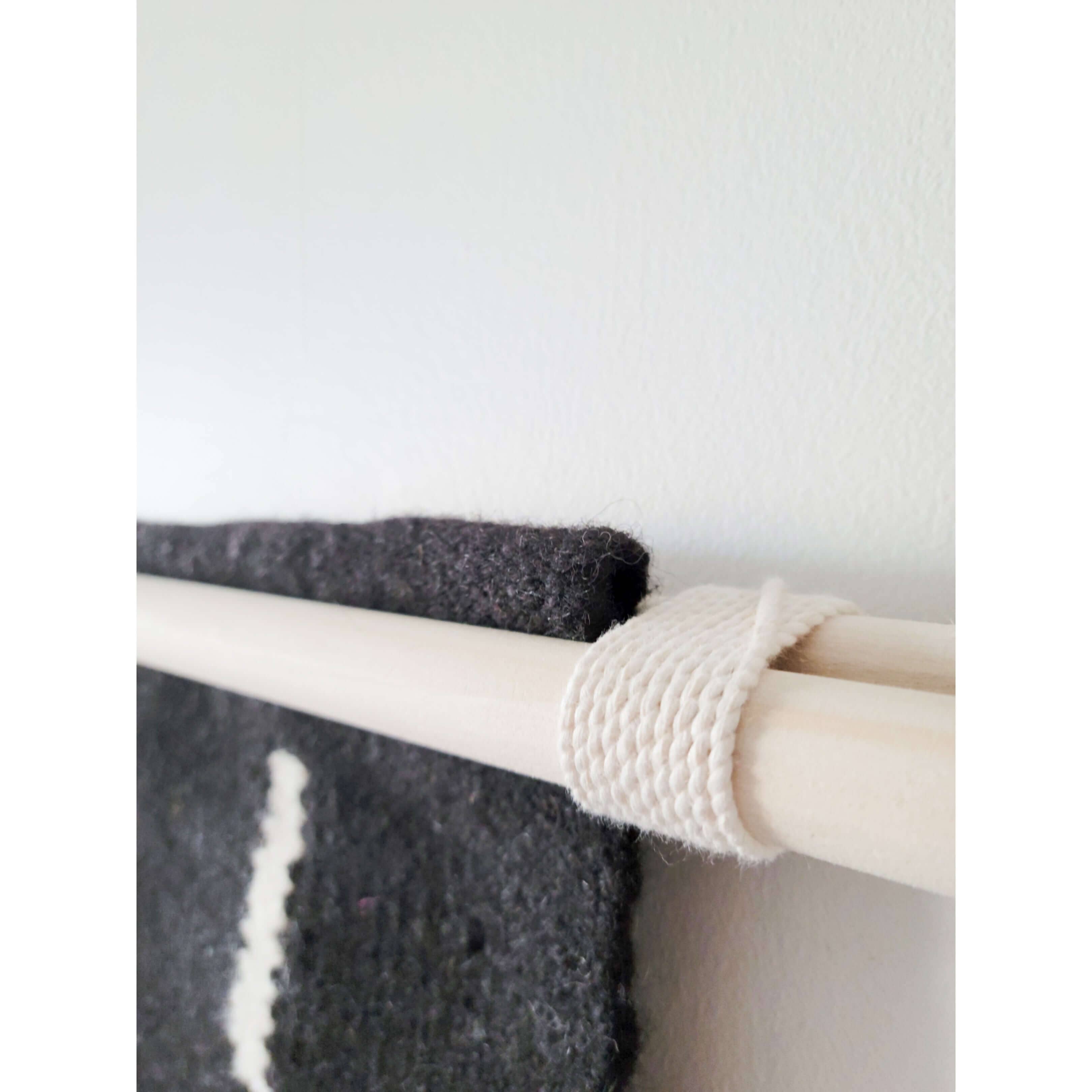 kilim wall hanging black