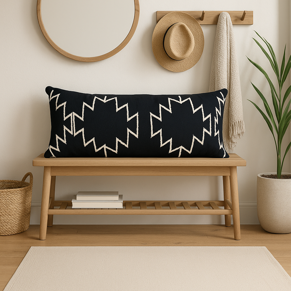 Christmas Bedroom Styling: Lumbar Pillows That Add Warmth