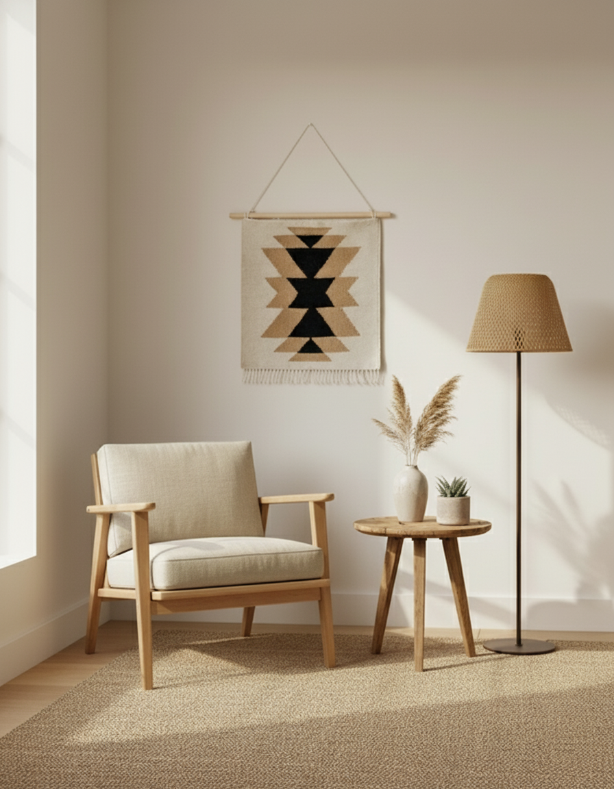 Ash Handwoven Wall Hanging Tapestry