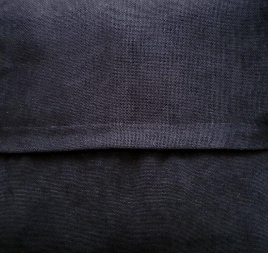 Black &amp; White Checkered Long Cotton Lumbar Pillow