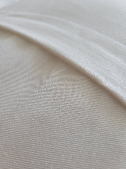 White Rima Handwoven Extra Long Lumbar Pillow