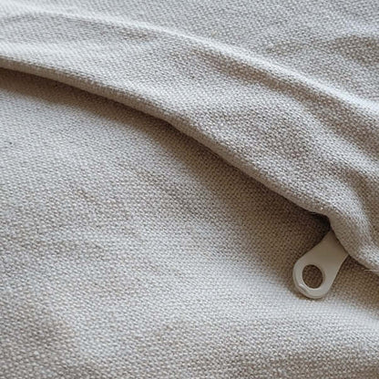 Zella Handwoven Cream/White Decorative Pillow Cover