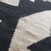 black white pillow case