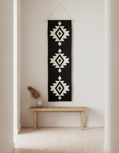 Black Bella Handwoven Wall Hanging