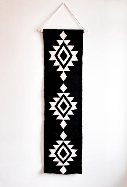 Black Bella Handwoven Wall Hanging