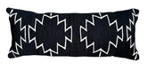 Black Cleo Lumbar Pillow