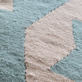 blue throw pillow case