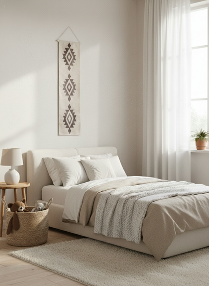 Bella Cream Handwoven Wall Hanging