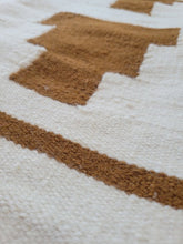 runner rug - rustic and cream