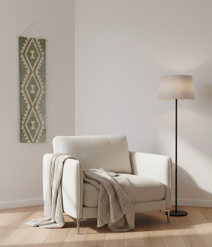 Femi Sage Handwoven Wall Hanging