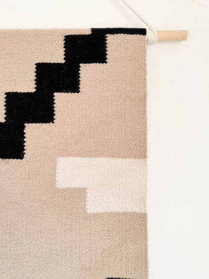 Kora Black &amp; Beige Wall Hanging