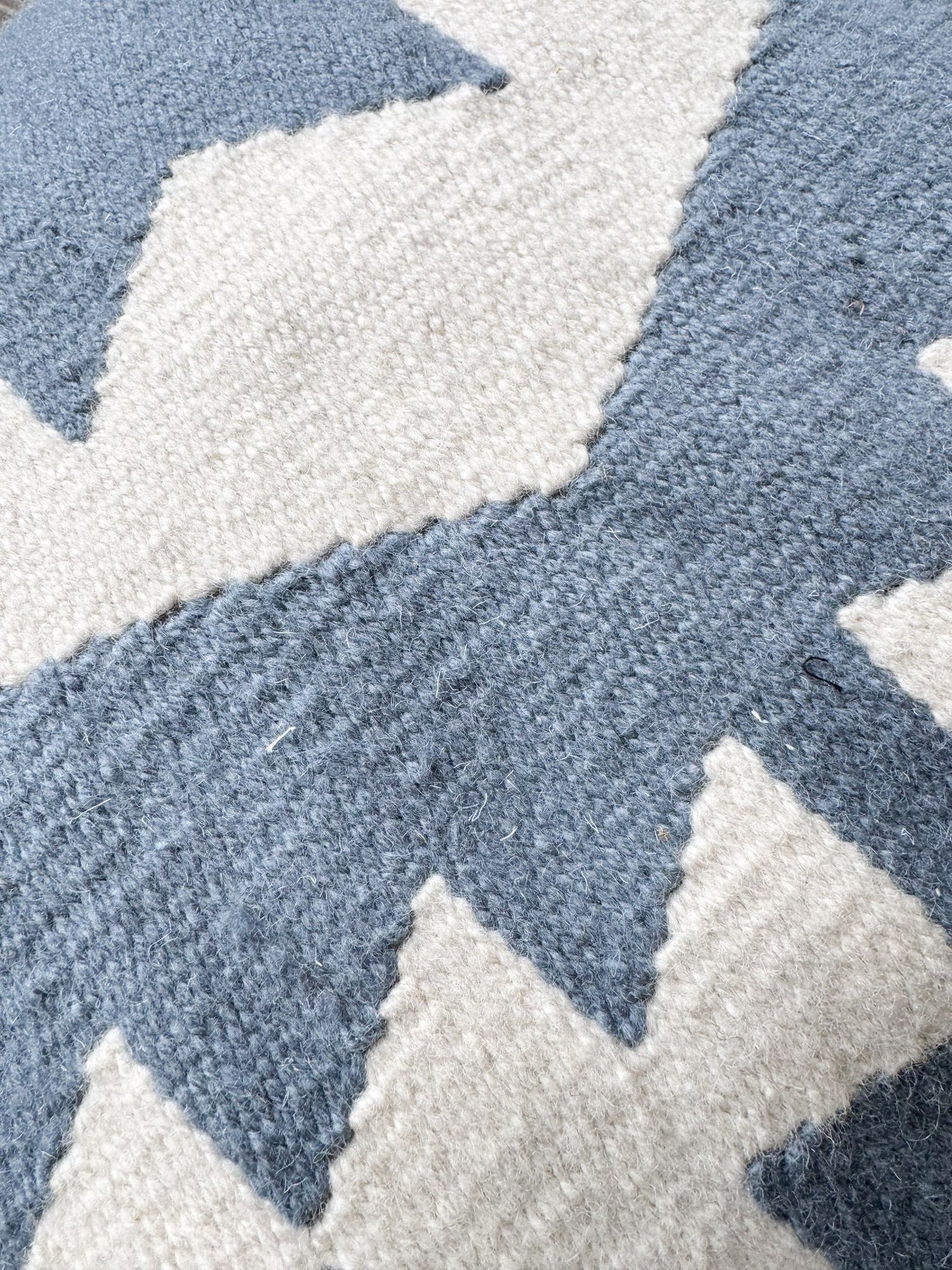 Leora Blue Throw Pillow