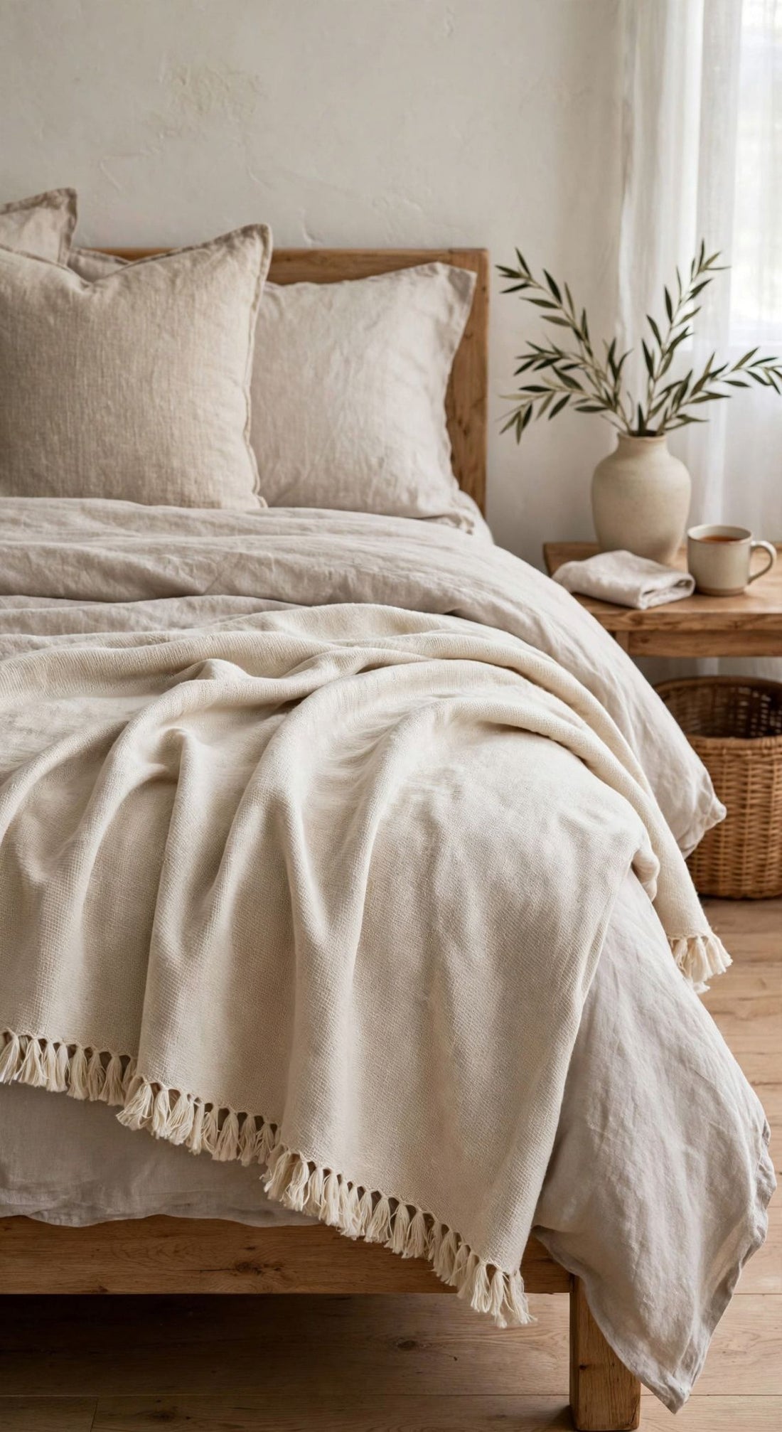 Nazly Egyptian Cotton Bed Throws