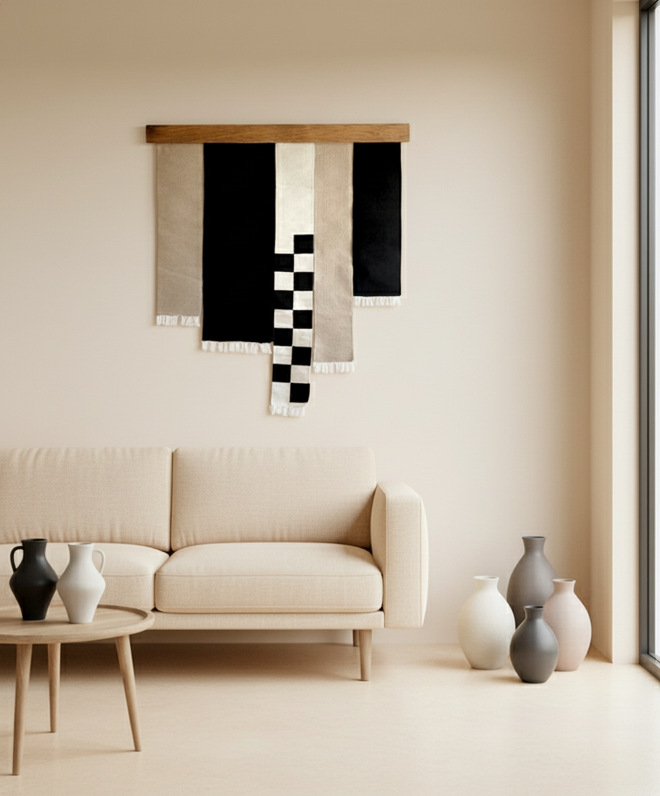 Noir Wall hanging Kilim