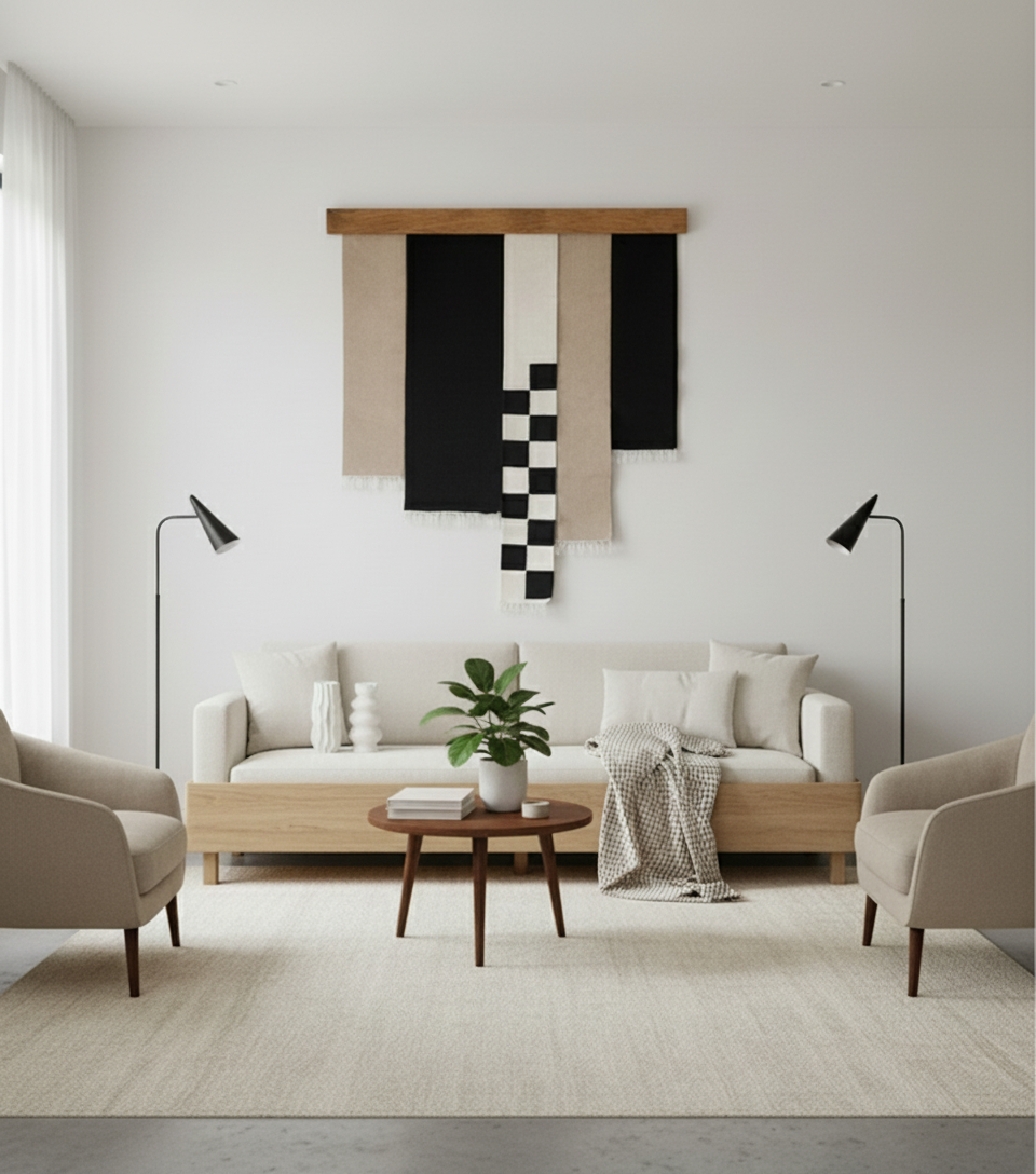 Noir Wall hanging Kilim