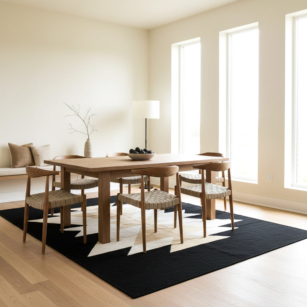 Royal Handwoven Rug | Black