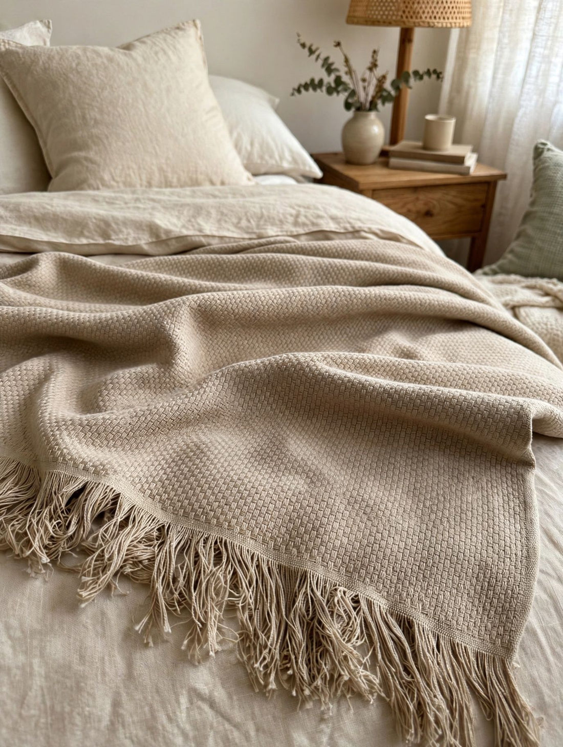 Sophy Egyptian Cotton Bed Throw