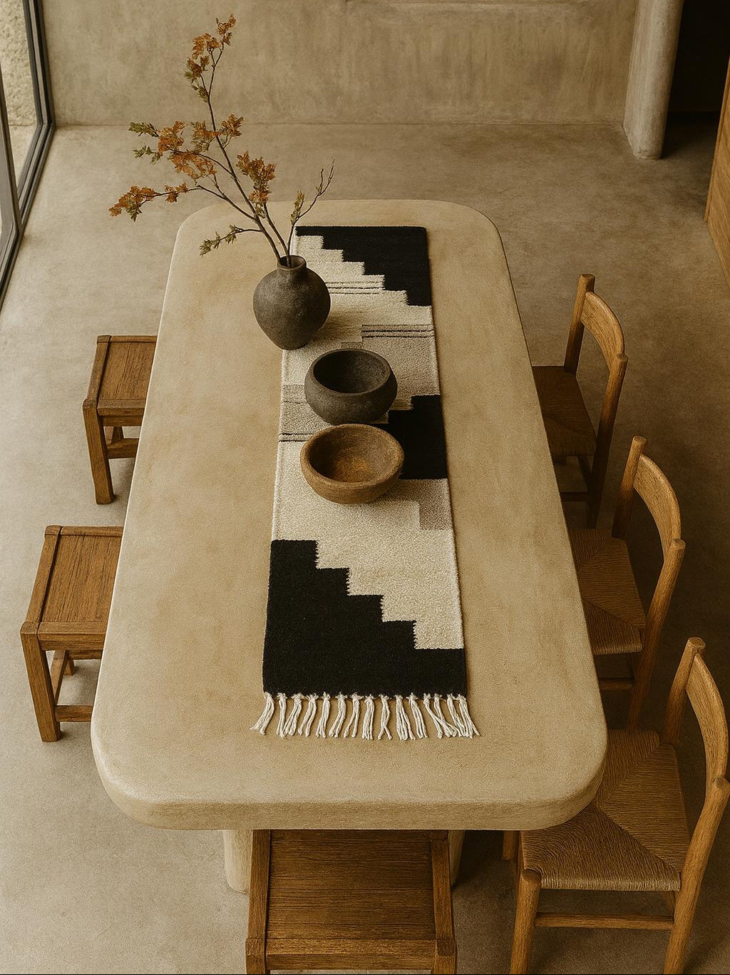 Handmade Wool, Cotton & Linen Table Runners | Mumo Toronto