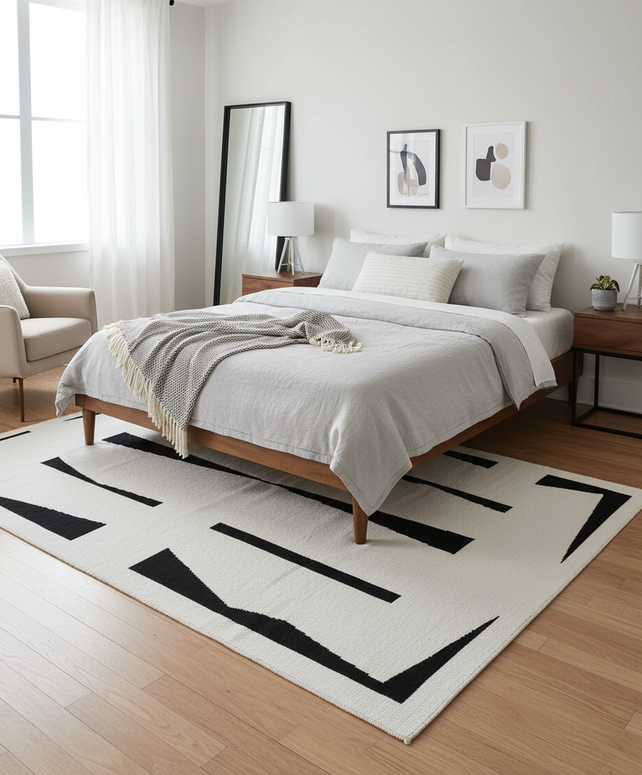 Tut Geometric Handwoven Area Rug