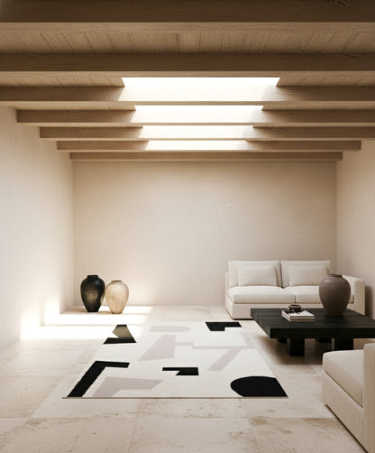 Valeria Black &amp; Taupe Rug