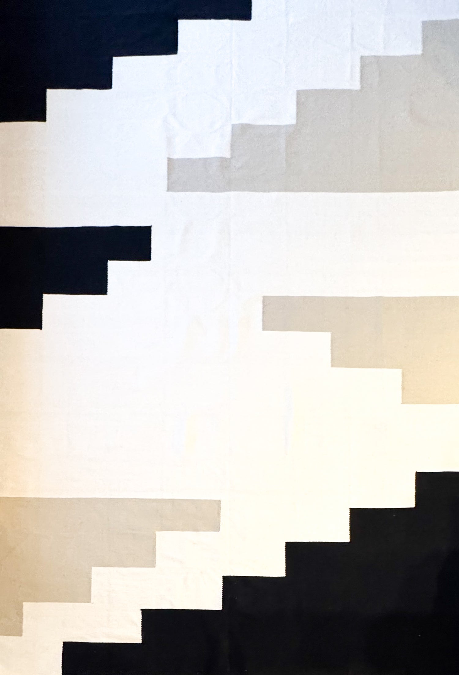 Vela Cotton Black &amp; Taupe Rug