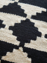 black decorative pillow