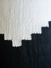 black and white lumbar pillow