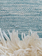 green with tassle throw pillow cover