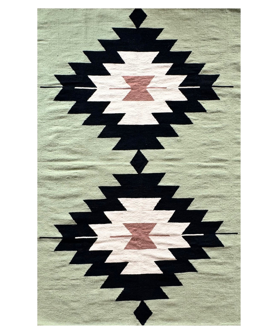 Green Arizona Handwoven Kilim Runner &amp; Area Rug