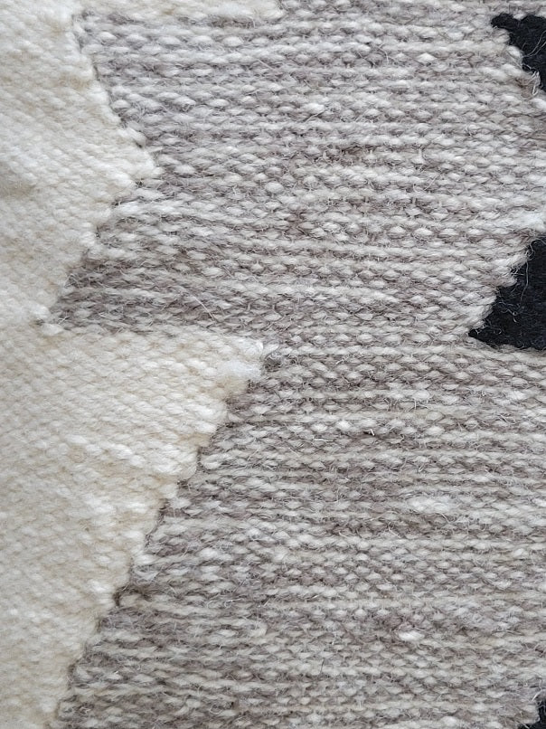 handwoven wool pillow