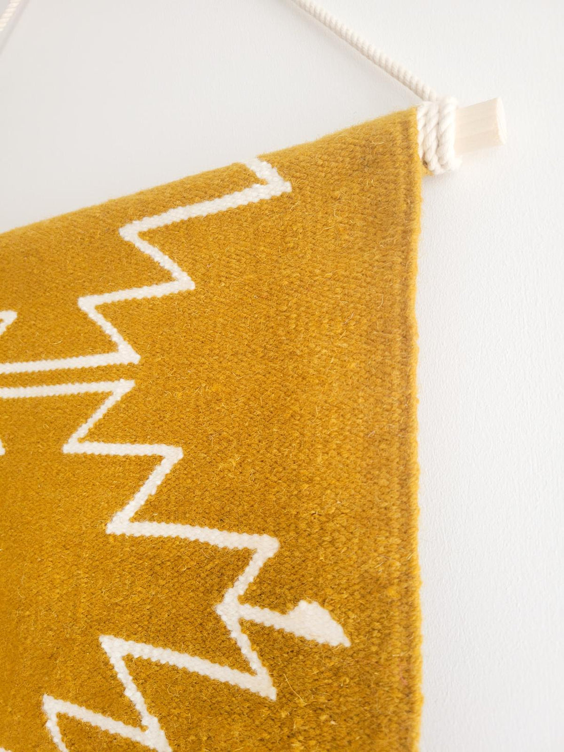 Yellow Cleo Handwoven Wall Hanging Tapestry