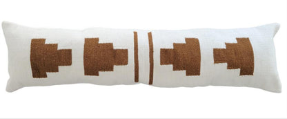 rustic long lumbar pillow